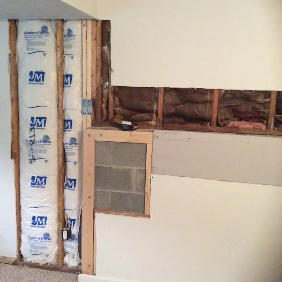 Wall insulation replacement during Odor Removal & Deodorization in El Cerrito
